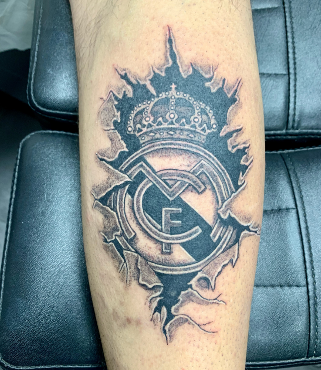 Realismo 3D piel rasgada
